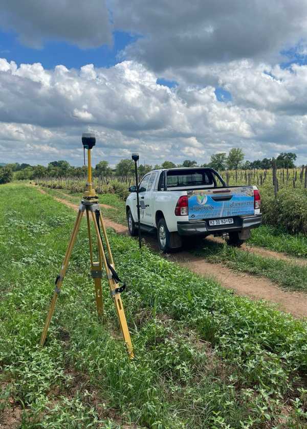 Survey equipment and truck